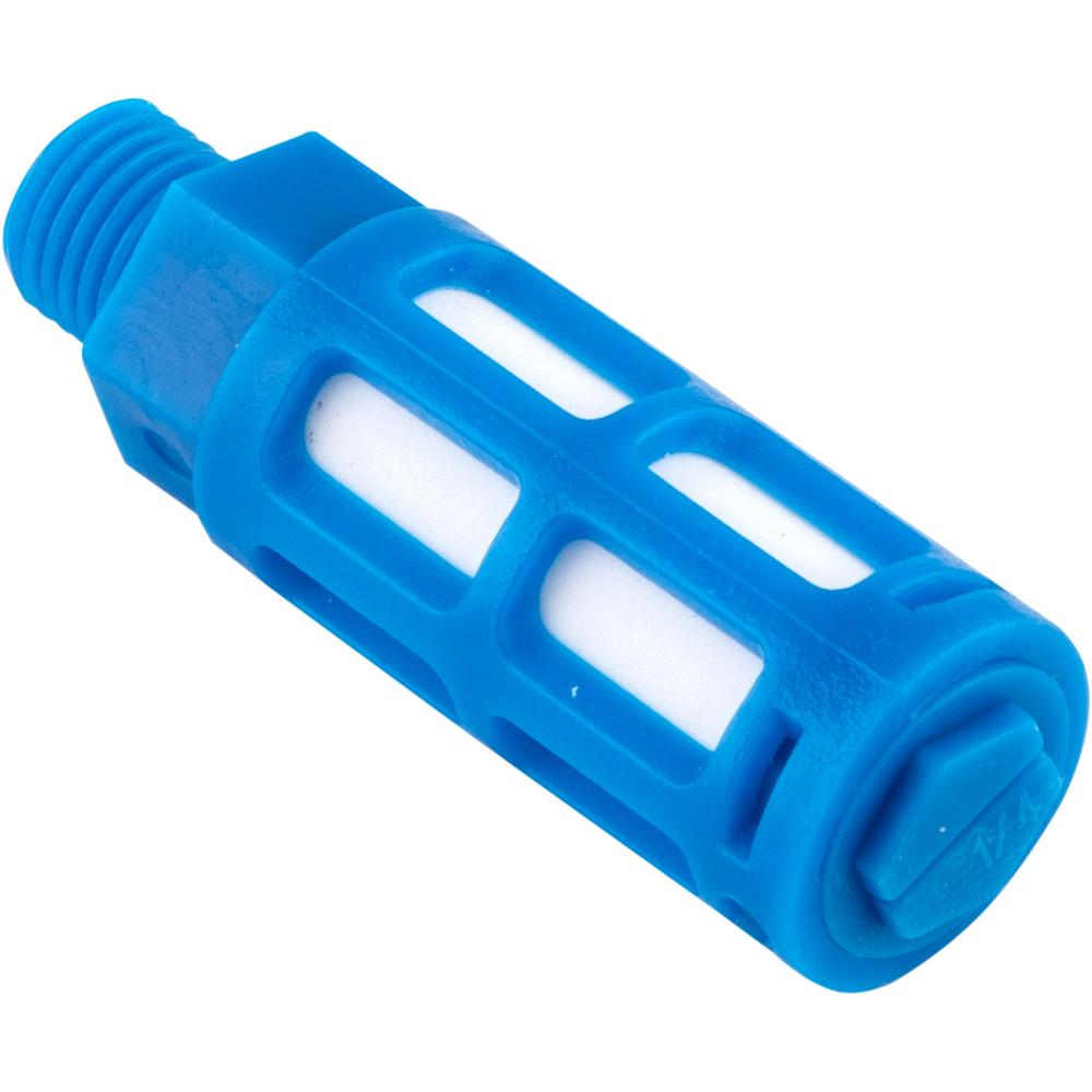 Silenciador de Ar Longo de Plástico Rosca 1/4'' Bsp Vonder