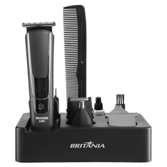 Aparador Raspador de Pelos BAP20 Multigroom Britânia 11 Acessórios de Corte Resistente Água Bivolt