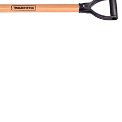 Pá Quadrada 464/30 71cm Aço Carbono Com Cabo de Madeira 71cm Empunhadura Plástica Ergonômica Tramontina