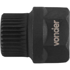 Soquete Multidentado 33 Dentes 22Mm Para Polia Alternador Vonder Aço Resistente