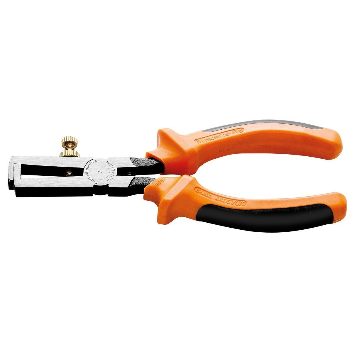 Alicate Desencapador de Fios Isolado 1000V 7'' Aço Cromo Vanádio Tramontina PRO