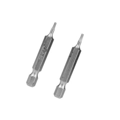 Bits Torx T7 Cromo Vanádio 50mm 2pcs MTX 1/4'' Aço CrV Alta Durabilidade