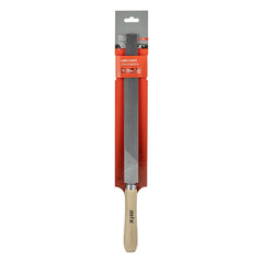 Lima Chata MTX 250mm Cabo Madeira Corte Cruzado Duplo Nº2 Aço Carbono Ferramenta Metalurgia