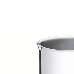 Fervedor Aço Inox 12cm Com Cabo De Baquelite Indução Allegra