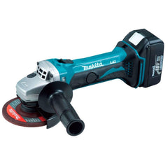 Esmerilhadeira Angular 115mm 4-1/2'' 11000 RPM com Bateria Carregador e Maleta DGA452RFE Makita