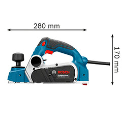 Plaina Bosch Gho 26-82 D 710W 127V Com Saco Coletor De Pó