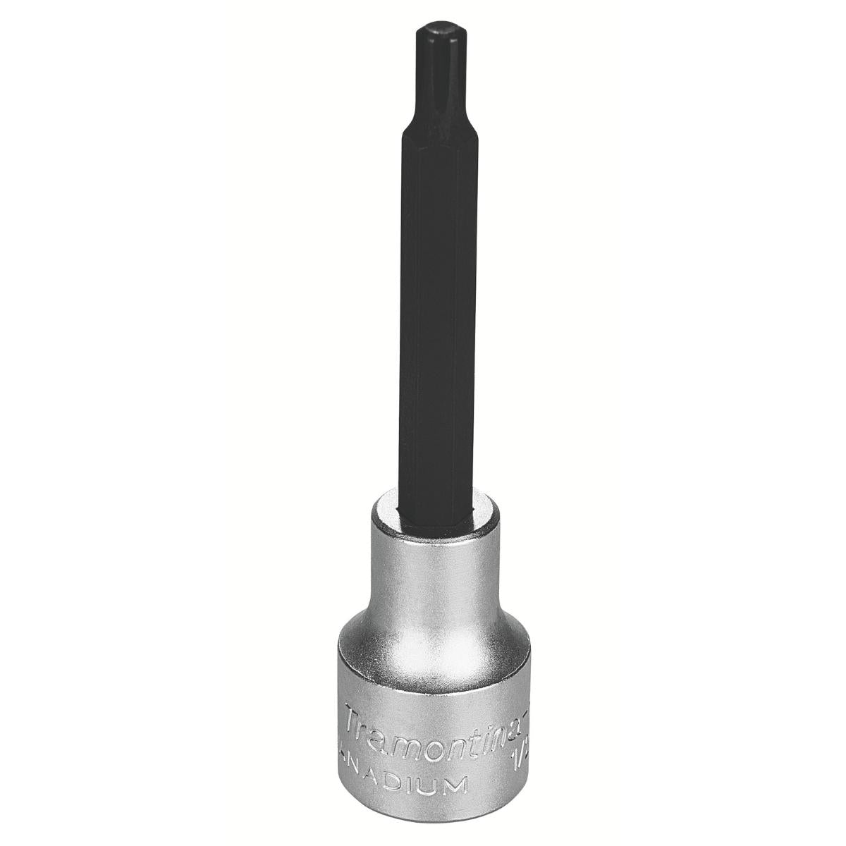 Soquete Croma Vanádio Longo 6mm 1/2'' Encaixe Tramontina PRO