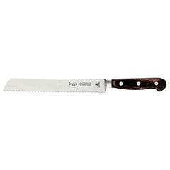 Faca Para Pão Tramontina Century Wood 8 Polegadas Aço Inox Forjado Cabo Madeira Tratada Castanho