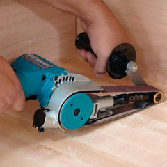 Lixadeira de Cinta Industrial 550W Adaptável a Coletor de Pó Punho Cintas de Lixa 9031 220V Makita