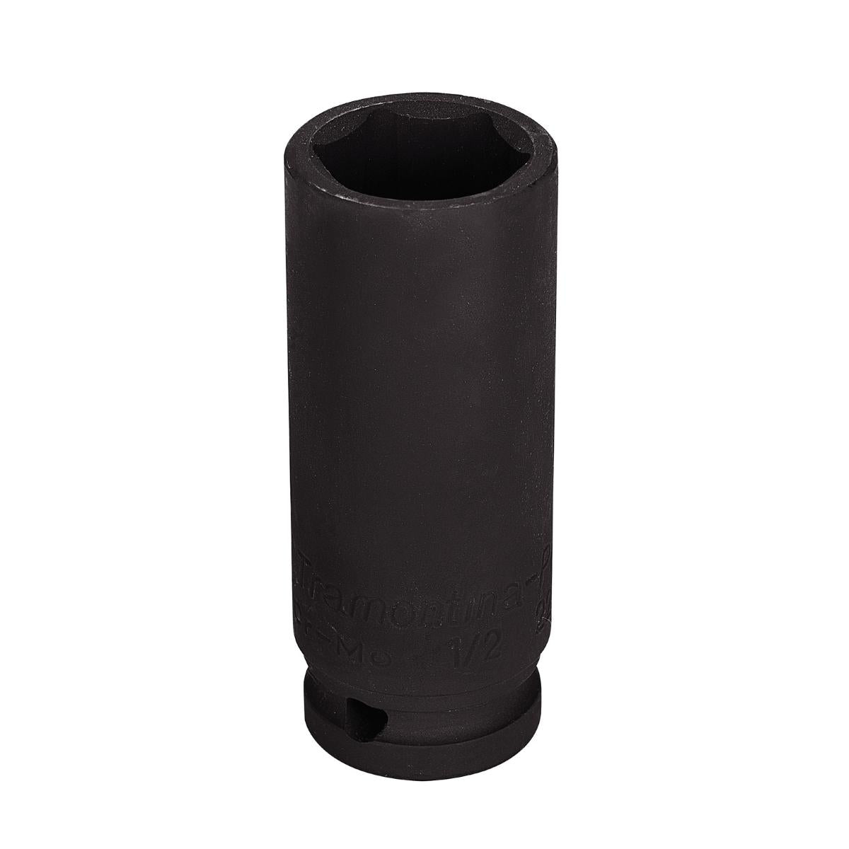 Soquete de Impacto 33mm 1'' Hyper Drive Acabamento Fosfatizado Aço Cromo Molibdênio DIN 3129 Tramontina PRO