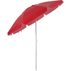Guarda Sol Articulado 2,0 M Bagum Alumínio Vermelho Vareta Fibra 10704 Bel