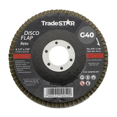 Disco Flap 115 mm G40 Fibra Reto Aço Tradestar