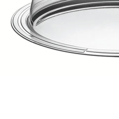 Porta-Bolo Tramontina Ciclo Em Aço Inox Com Tampa 33 Cm Transparente