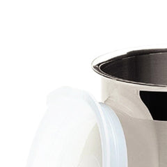 Pote Tramontina Cucina Em Aço Inox 2,3 L 14 Cm Para Mantimentos Com Tampa Plástica