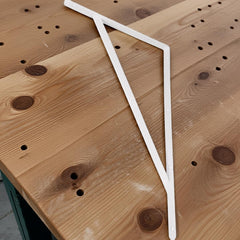 Suporte para Prateleira 40 cm x 25 mm Branco Soldado Tradestar