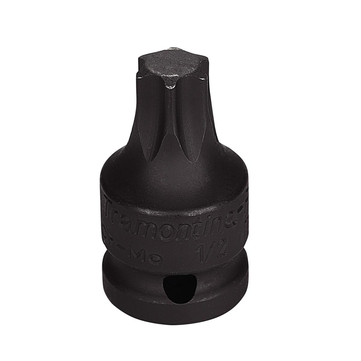 Soquete de Impacto Ponta Trafix T60 1/2'' Aço Cromo Molibdênio Tramontina PRO Resistente