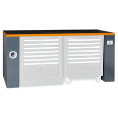 Bancada Trabalho 2M Tomadas Elétricas Enrolador Revestimento PVC Anti-choque Riscos C55PRO BO/2 Beta