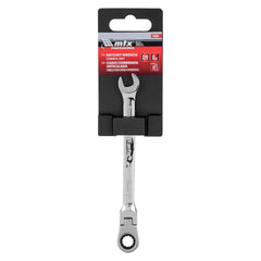 Chave Combinada Catraca Reversível 8mm CrV MTX 148609 Cabeça Móvel Cromada
