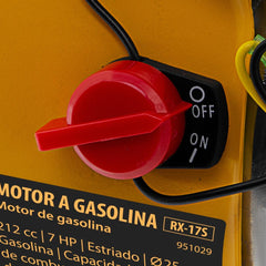 Motor a Gasolina 7HP 212cc Eixo Estriado Horizontal 25mm Denzel RX-17S