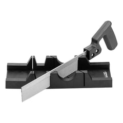 Caixa Plástica Meia Esquadria Com Serra 300mm 65mm 40mm 45° Sparta 2253055