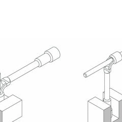 Chave Biela com Furo Passante 22mm Tramontina PRO Aço Cromo Vanádio Alta Resistência