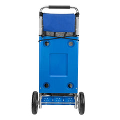 Carrinho de Praia com Mesa e Rede Camping 105x45x50cm Prático e Multifuncional Palisad