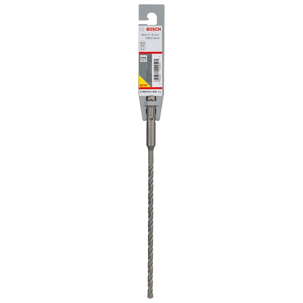 Broca Bosch Sds Plus-3 Para Concreto Ø6 X 150 X 210 mm