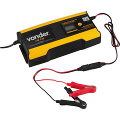 Carregador Inteligente Bateria 30-200Ah 6/12V 127V Vonder CIB220 Carregamento Seguro e Completo