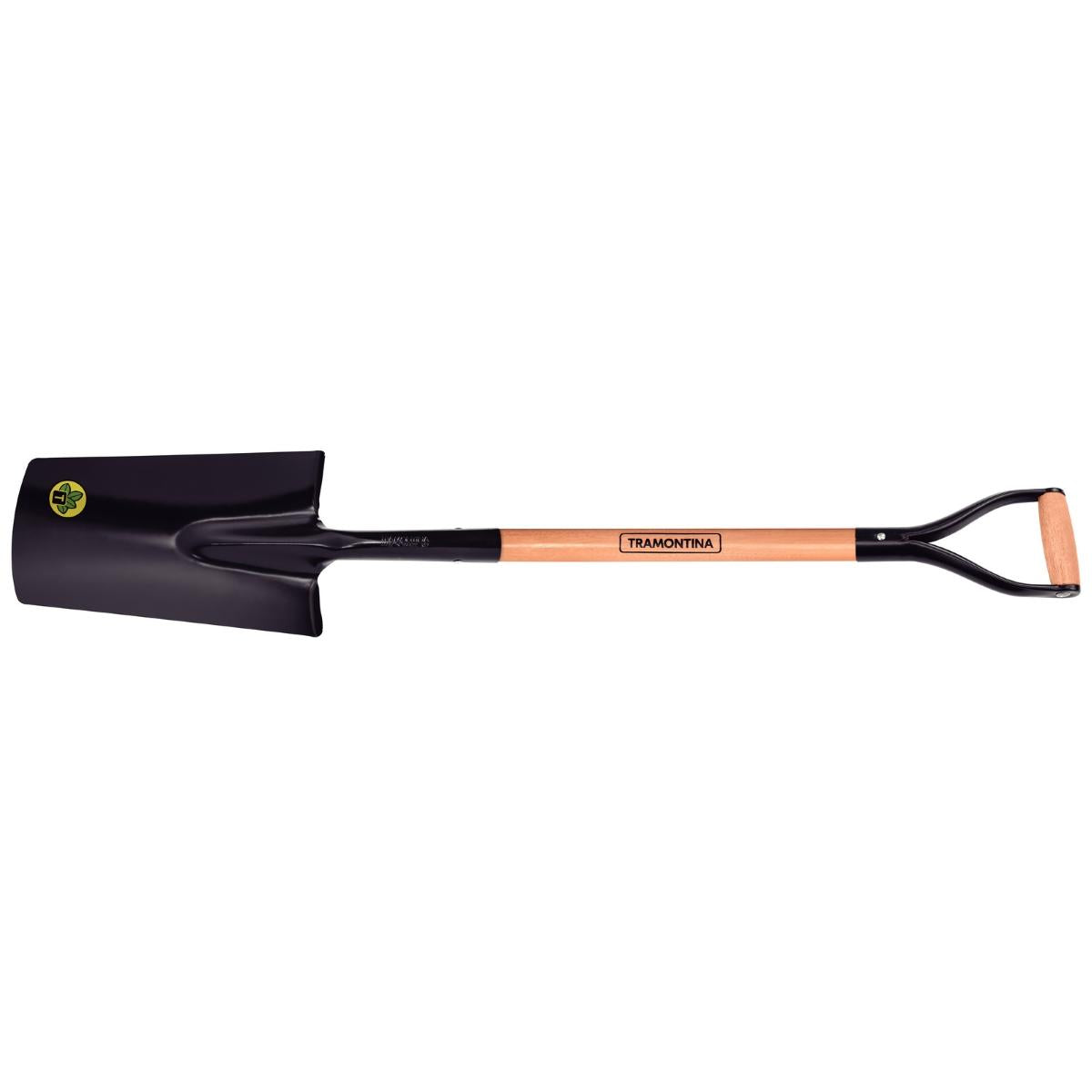 Tramontina Pá Meia-Lua 426/00 Aço Carbono 74 Cm Empunhadura Metálica Ergonômica Cabo Madeira 74 Cm