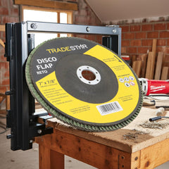 Disco Flap 180 mm G50 Fibra Reto Aço Tradestar