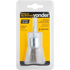 Escova Pincel 19Mm Haste 6Mm 20000Rpm Aço Inox Ondulado Vonder