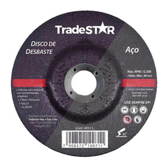 Disco Desbaste 115 x 6,0 mm Aço Tradestar