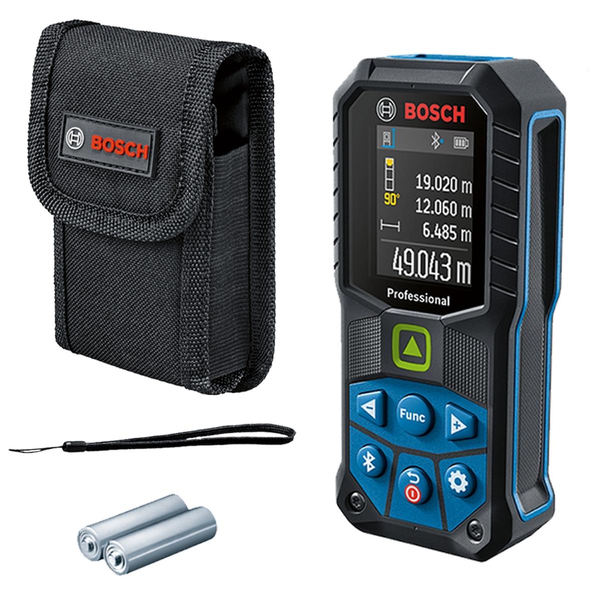 Trena Laser Verde Bosch Glm 50-27 Cg 50 Metros Com Bluetooth