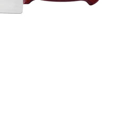 Kit Para Churrasco Tramontina 3 Peças Aço Inox Cabo Polywood Vermelho Com Tábua De Madeira