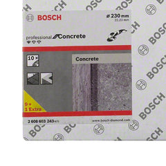 Disco Corte Diamantado Bosch Std Concrete 230X2,3X10mm 10Pçs