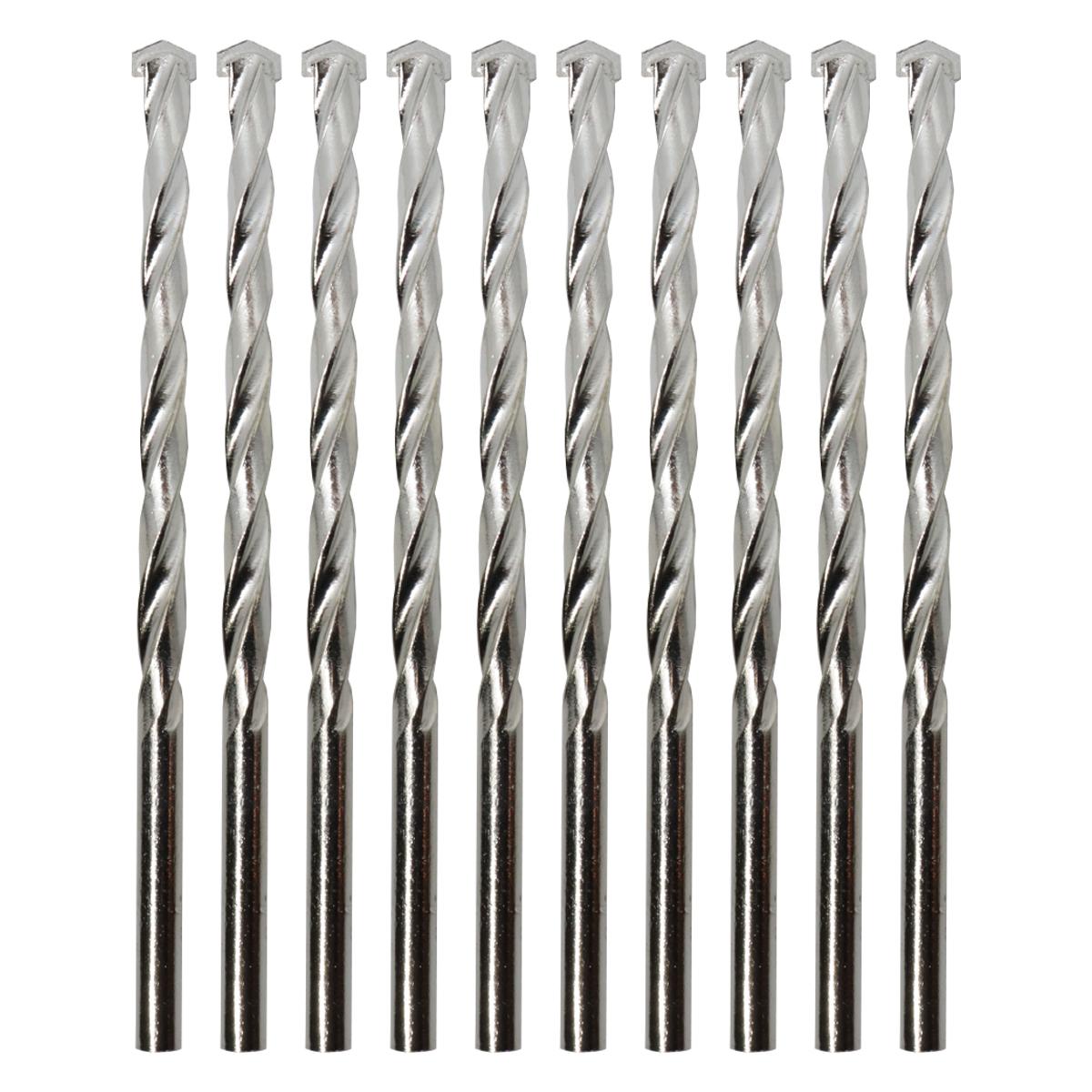 Kit com 10 Broca Concreto 6 x 100 mm Tradestar
