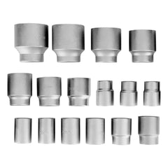 Jogo de Soquete Estriado 3/4'' 19-50mm 20 Peças Caixa Metálica MTX 135369