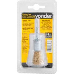 Escova Pincel 16Mm Haste 6Mm 20000Rpm Aço Carbono Latonada Vonder