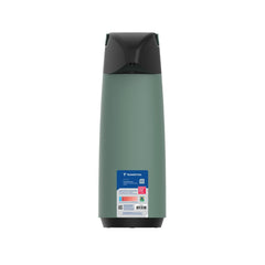 Garrafa Térmica Tramontina Exata 1,8 L Em Plástico Verde Com Ampola De Vidro