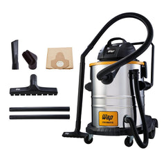 Aspirador de Pó e Água WAP GTW Inox 50 Profissional 1600W com Filtro HEPA 127V
