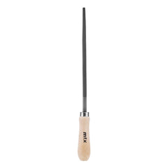 Lima Redonda Bastarda 200mm 8'' Aço Carbono Cabo Madeira Ideal Desbaste MTX 1613555
