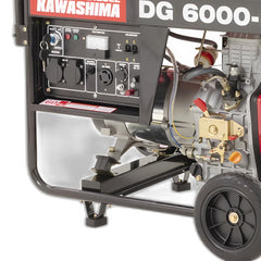 Gerador à Diesel Dg6000E 120/240V Biv 4600W Kawashima