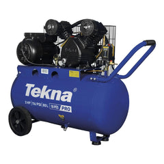 Compressor de Ar Cp10080P-2 Tekna 80L 2HP Pressão Máxima 116 PSI Com Rodas Traseira 220V 60Hz