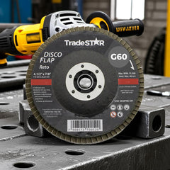 Flap Disc 115 mm G60 Fibra Reto Aço Tradestar