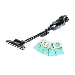Aspirador de Pó Portátil Vertical Sem Fio Makita 40Vmax CL002GZ03 Preto LED Sem Bateria/Carregador