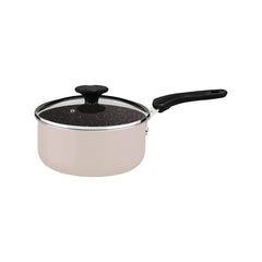 Panela Tramontina Tunis 16 Cm 1,3 L Antiaderente Cerâmica Indução Alumínio Rosa Trufado 2,5 Mm
