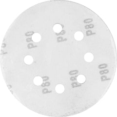 Disco de Lixa c/ Costado em Pluma 125mm G80 10 peças Vonder