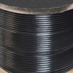 Cabo Aço AF 3/16'' 6X19M Galvanizado Plastificado Preto 500m Vonder Resistente Corrosão