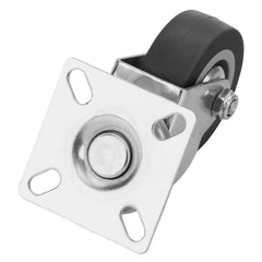 Rodízio Giratório 50mm 27kg Borracha PVC Sem Freio MTX 6871355 Durável