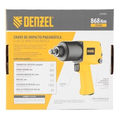 CHAVE DE IMPACTO PNEUMATICA IW860 860NM 7000 RPM DENZEL